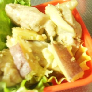 鶏モモ肉と薩摩芋の炒め煮